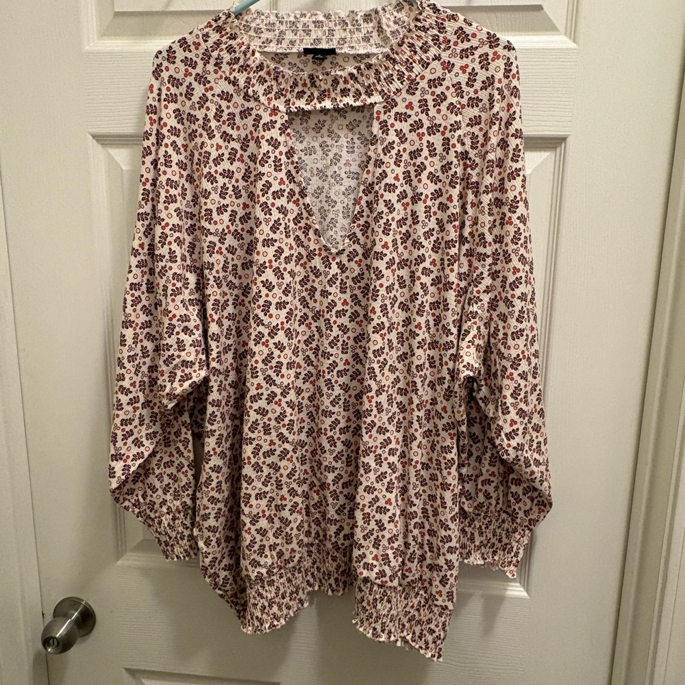 Torrid Long Sleeve Blouse